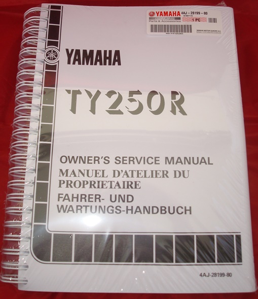 OEM Workshop Manual - TY250R Pinky