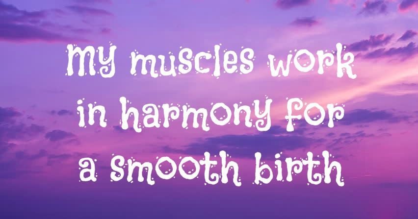 affirmations for hypnobirthing