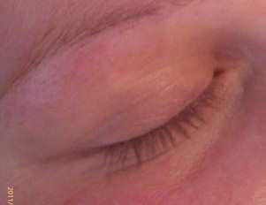 before lash extensions