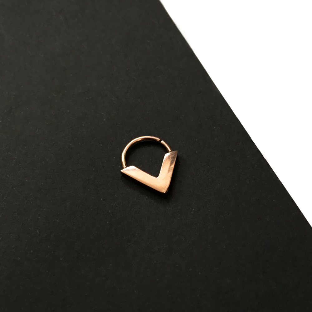 HONOVI | Rose Gold Plated Septum Ring