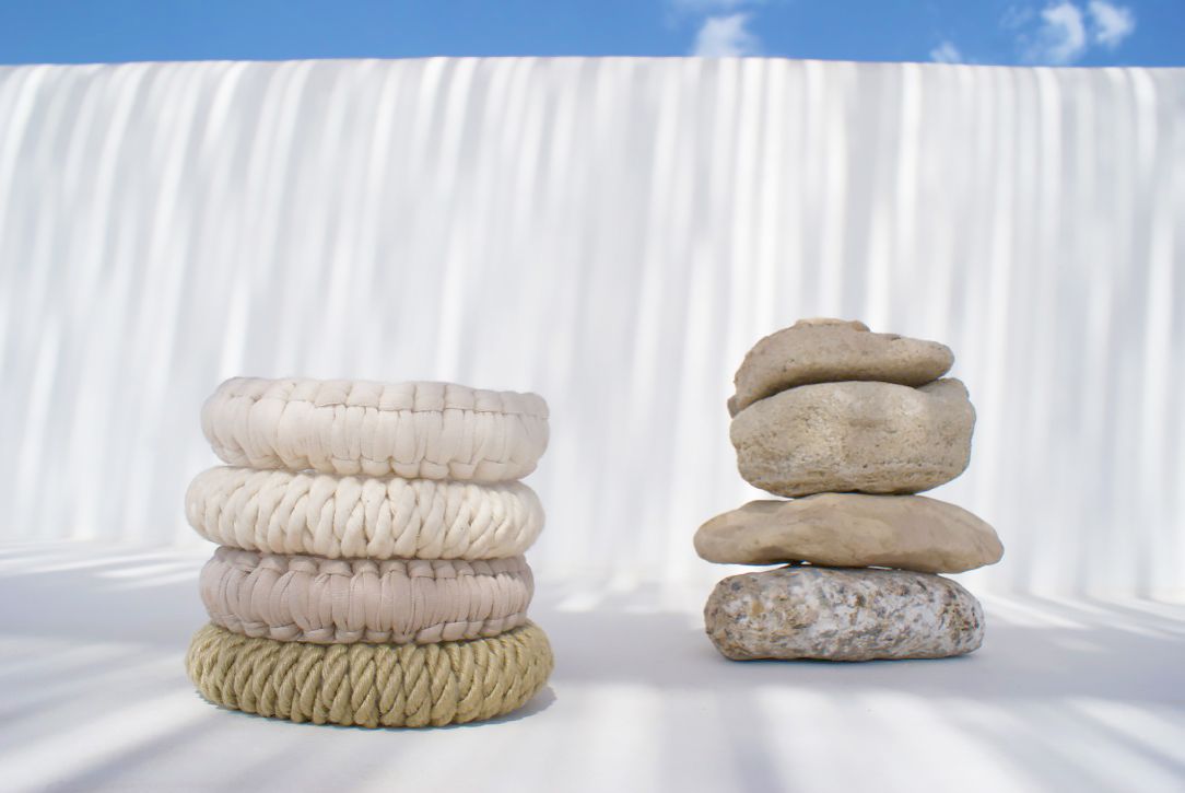 Textile Bangles by Elisha Francis
