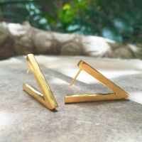 Gold Victory Earrings