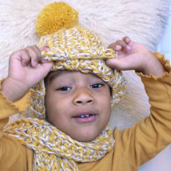 NOELLE Kids Crochet Beanie Hat