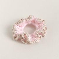 Baby Pink Crochet Scrunchie
