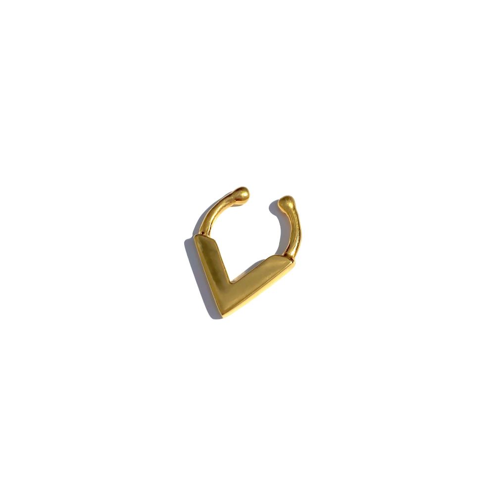 ASHANTI | Gold Faux Septum Ring