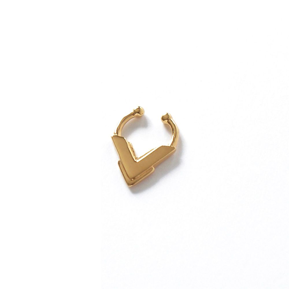 AKIM |  Gold Fake Septum Ring 