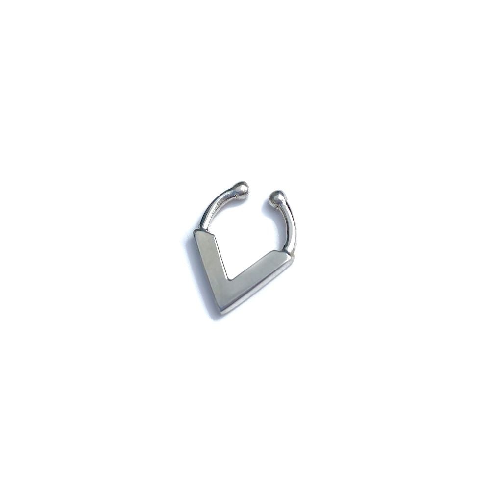 KALANI | Sterling Silver Fake Septum Ring
