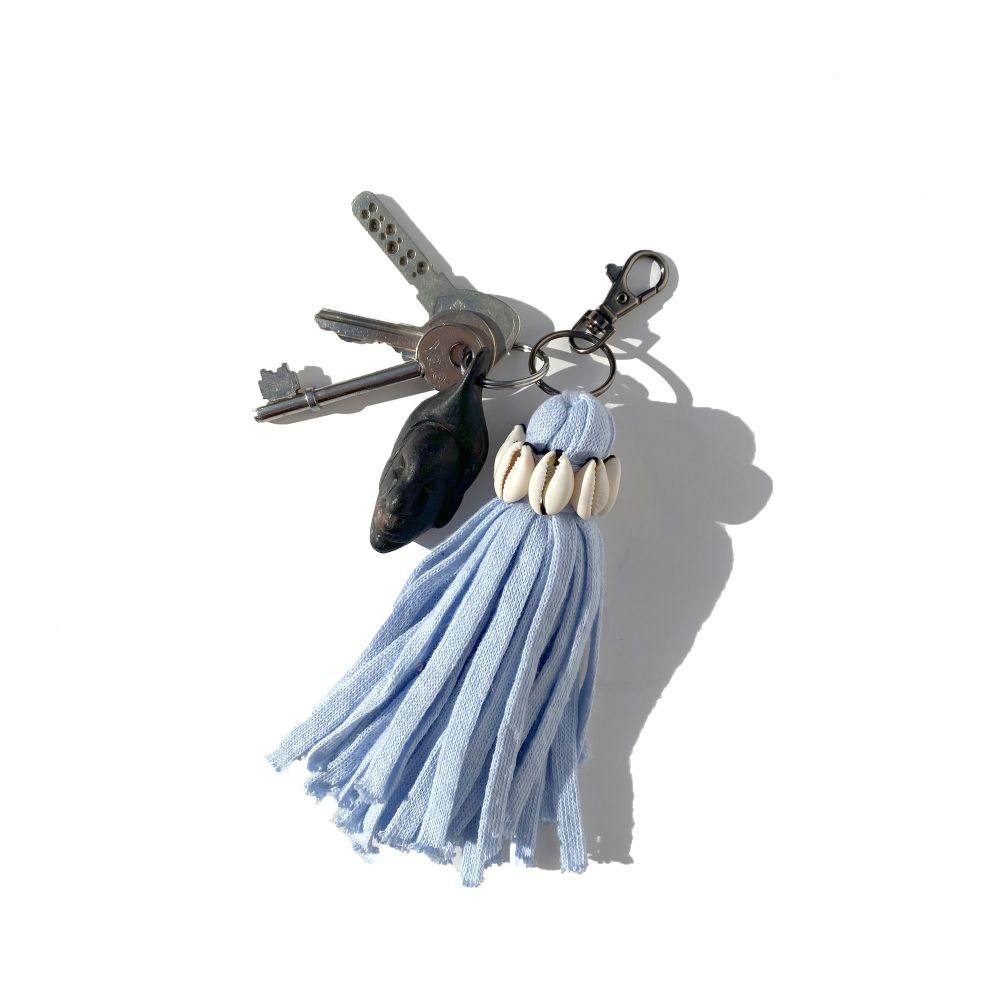 Cowrie Keyring & Bag Charm