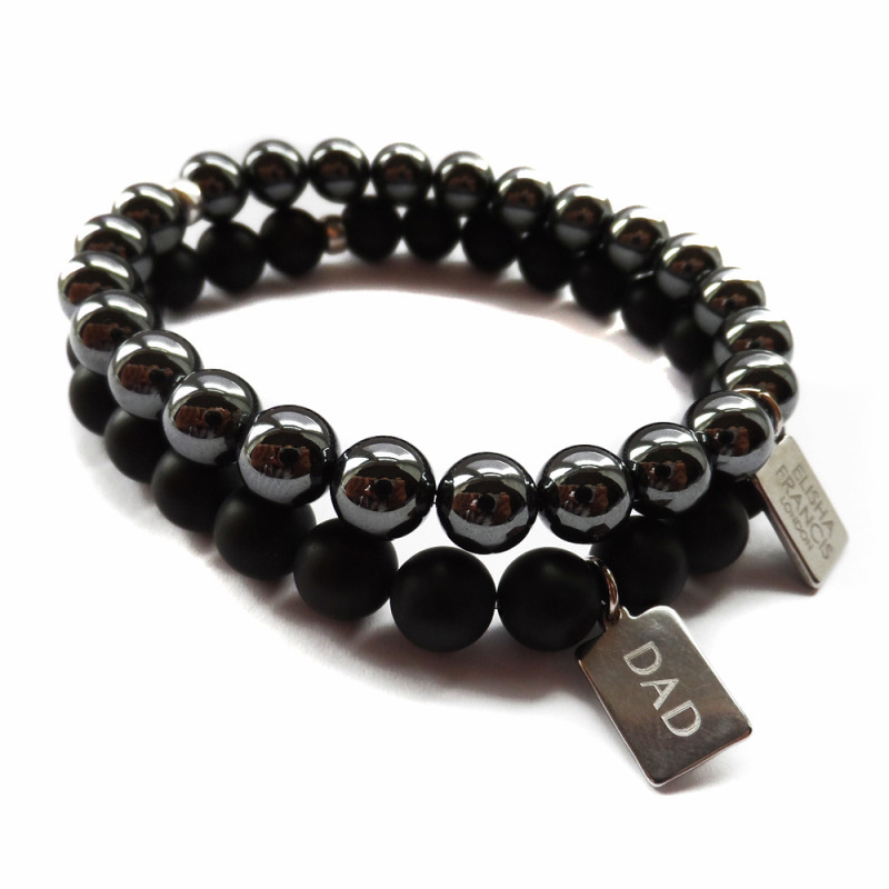 Elisha Francis Jewellery Dad Bracelet Men S Gemstone Dad Bracelet