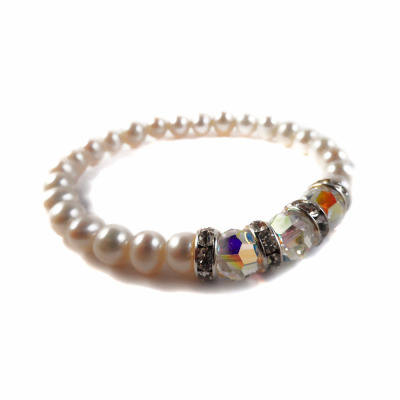freshwater pearl bracelet, pearl bracelet, bridal jewellery, wedding jewellery, brides jewellery, elisha francis