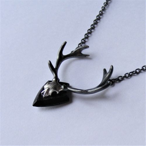 Miniature Stag Trophy Necklace