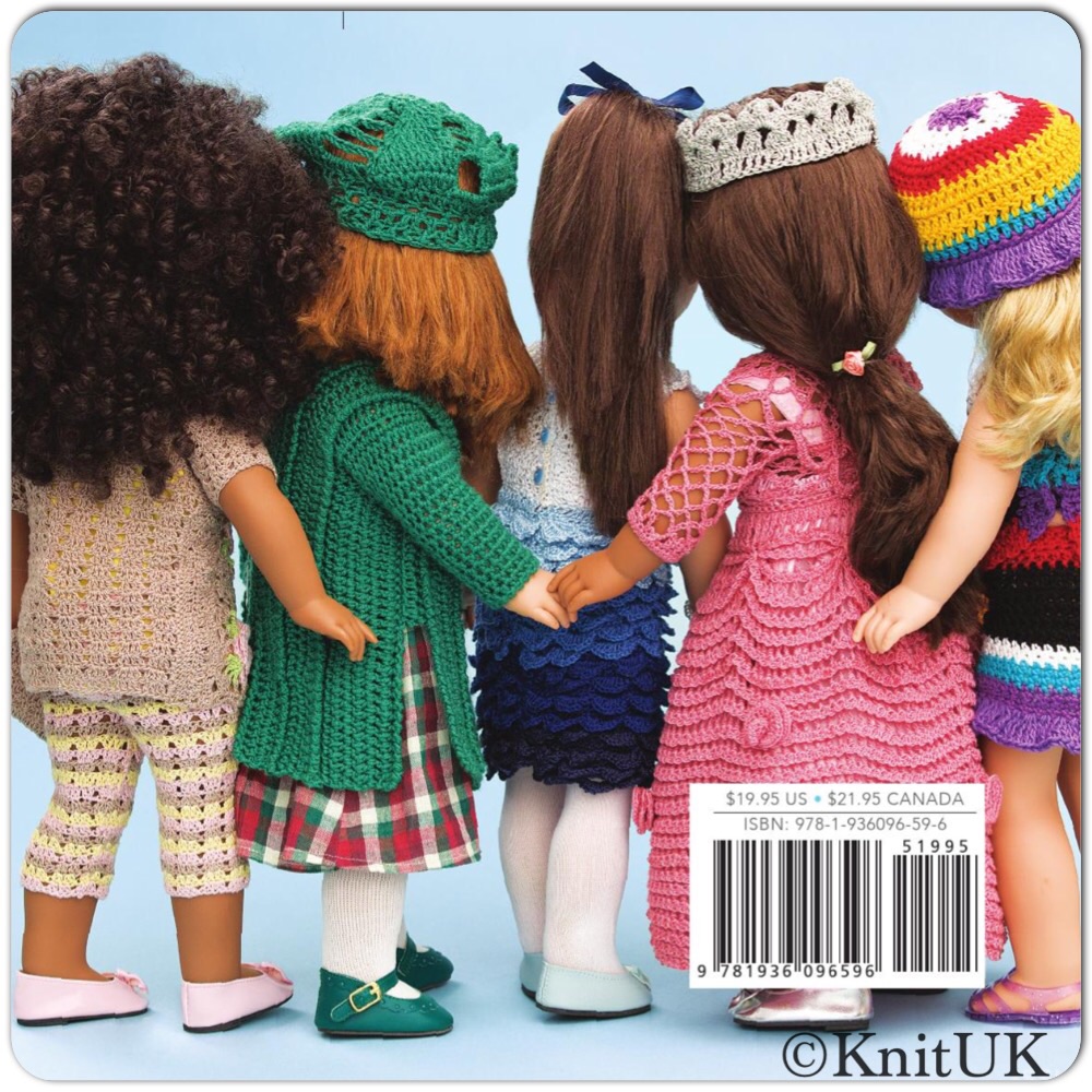 Crochet for Dolls: 25 Fun, Fabulous Outfits for 18-Inch Dolls. 128 pages (Nicky Epstein)