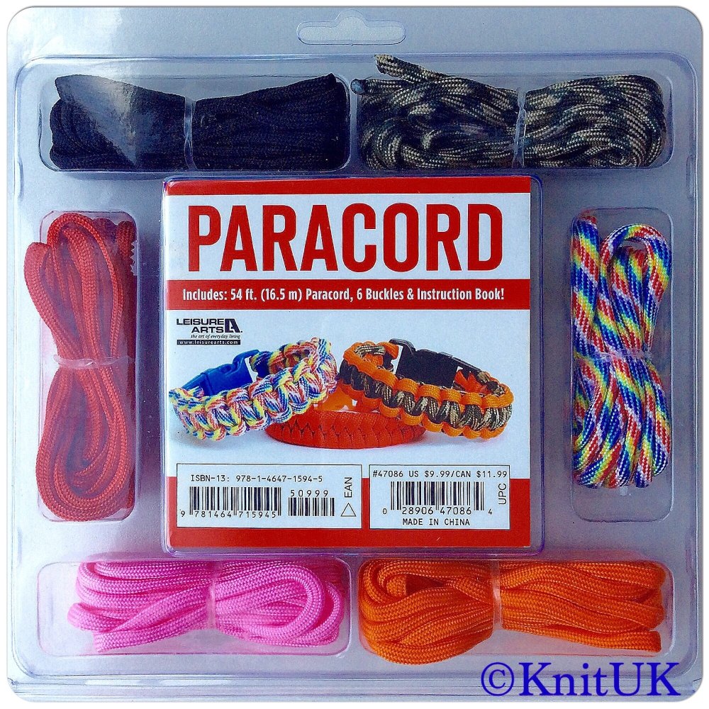 Leisure Arts PARACORD Bracelets Kit