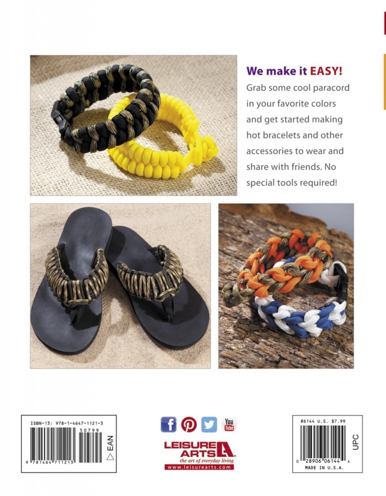 Paracord Crafts. Leisure Arts. 24 pages