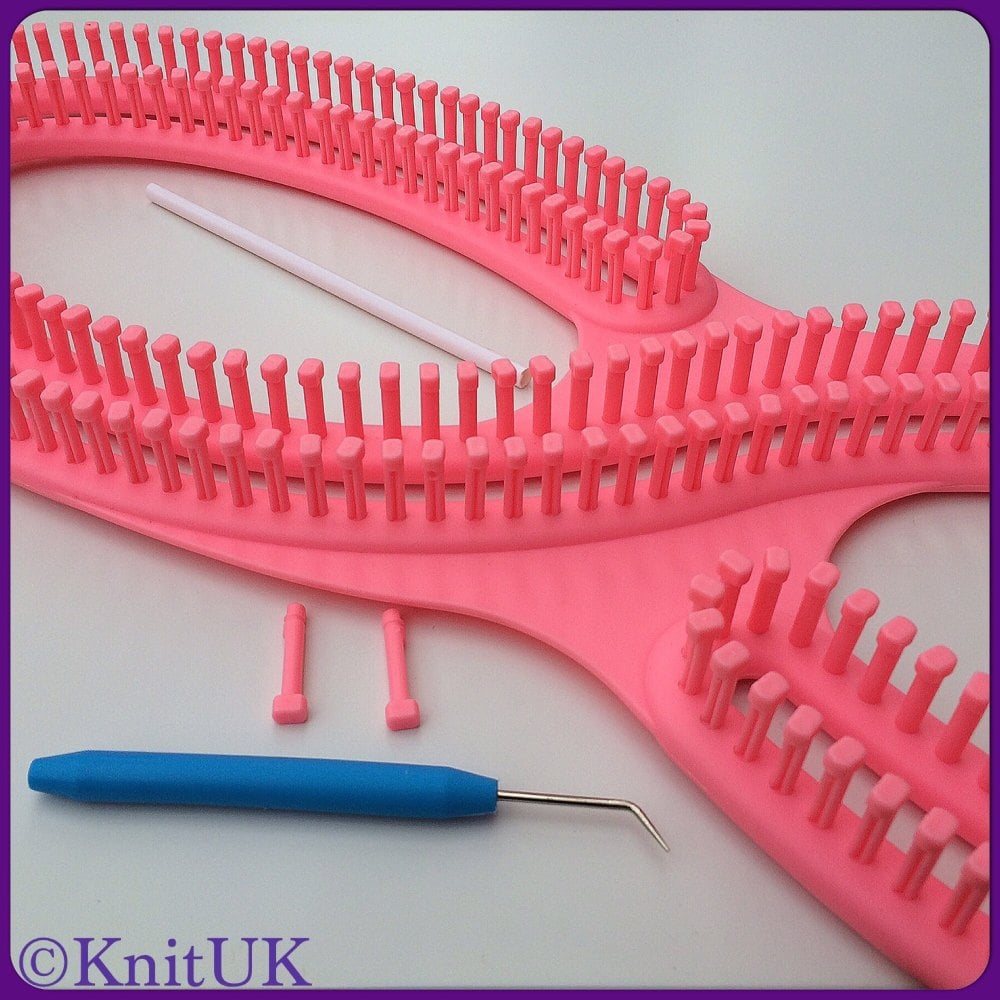 KnitUK S-Loom. Serenity Knitting Loom type.