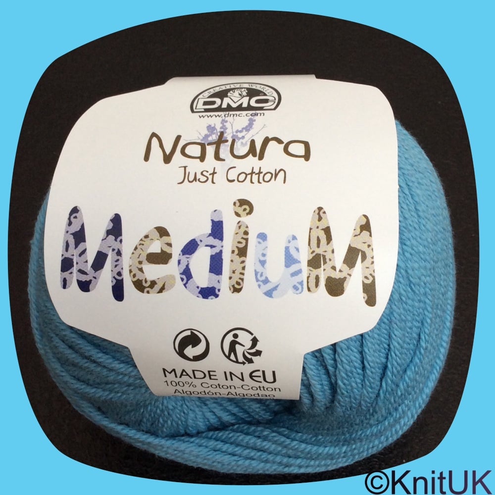 DMC Natura Medium (50g) - 100% Cotton (DK/Aran). Choose colour.