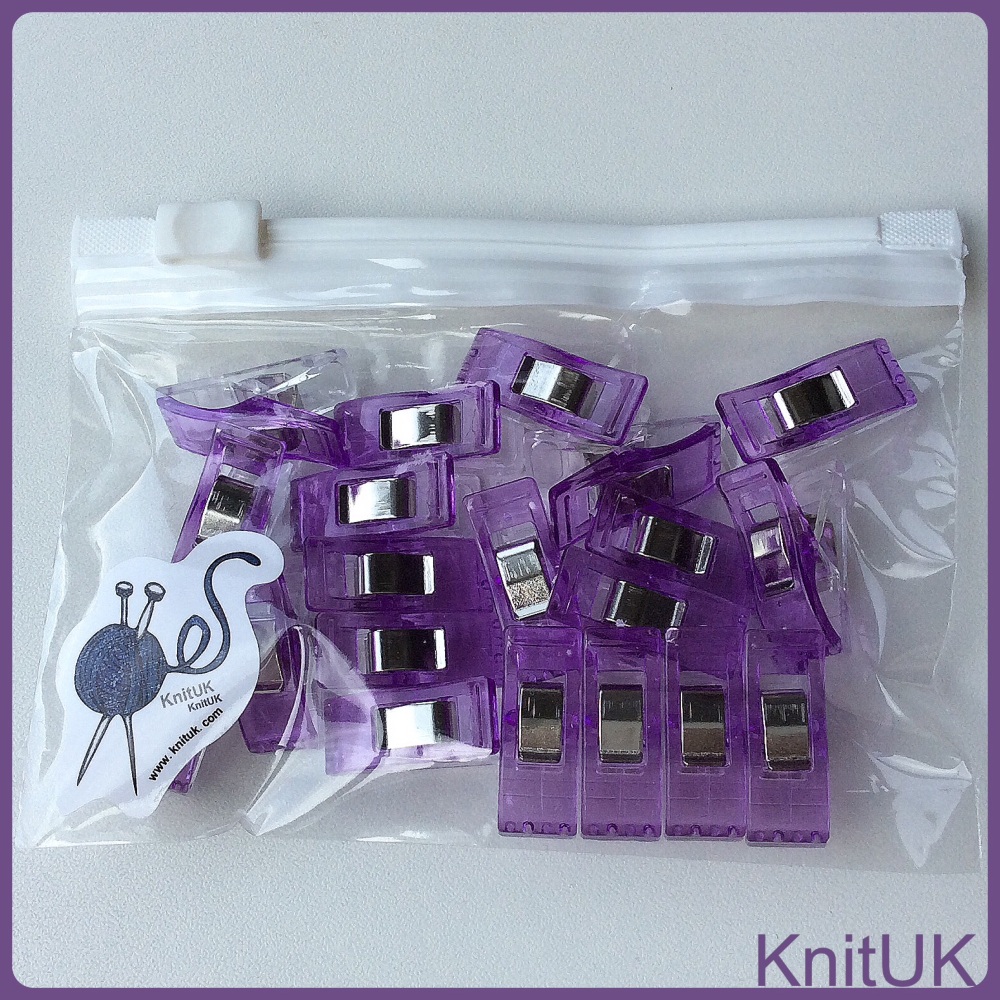 Sewing Clips - Small. 20 pack - choose colour.