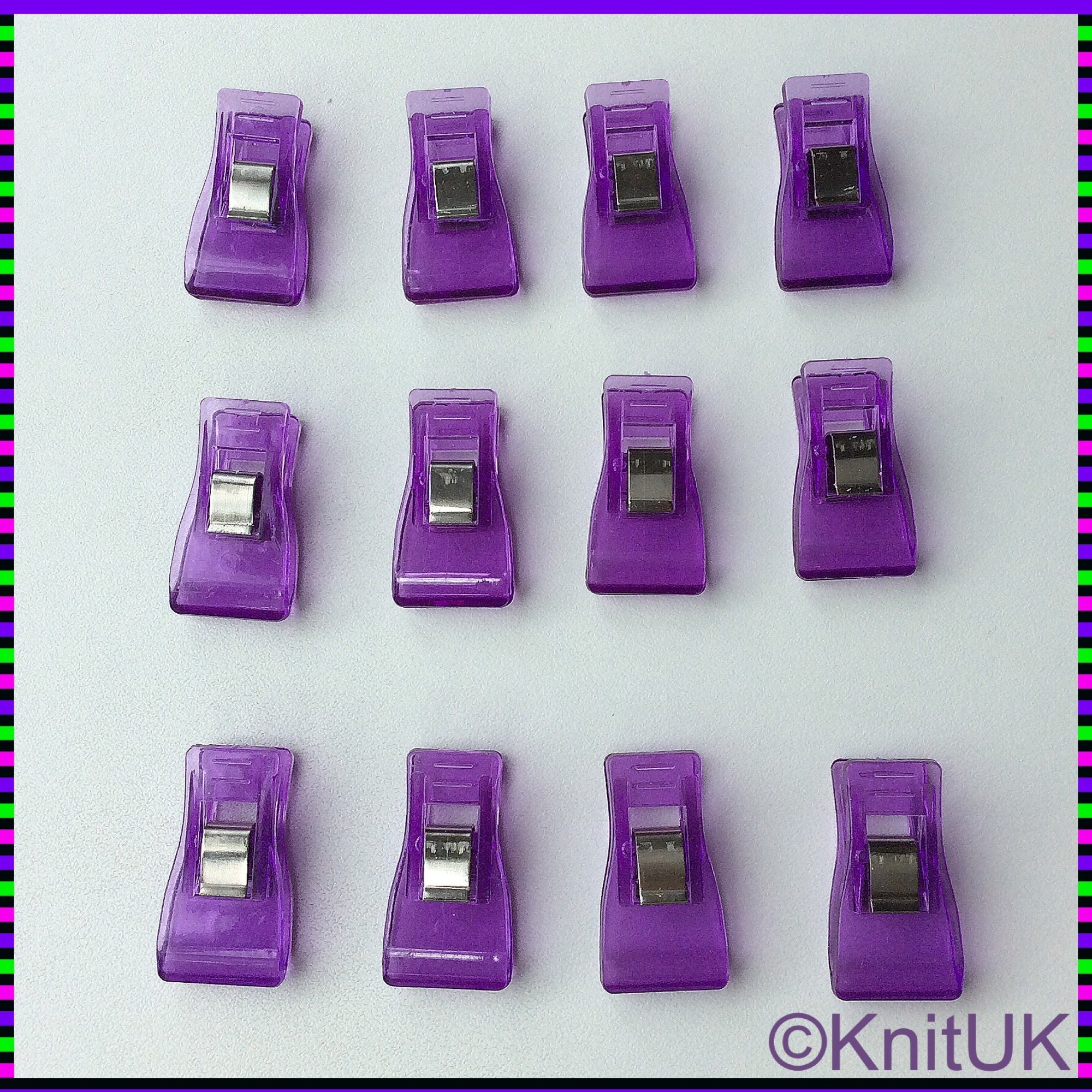 Sewing quilting clips medium purple