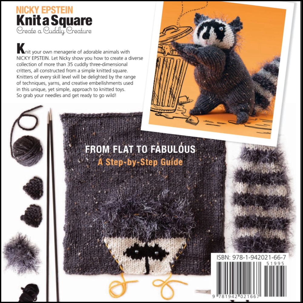 NICKY EPSTEIN KNIT A SQUARE, CREATE A CUDDLY CREATURE. 144 pages (Nicky Epstein)