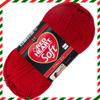 Red Heart Soft (100g). Aran yarn for loom knitting knitting, knitting and crochet. Choose colour.
