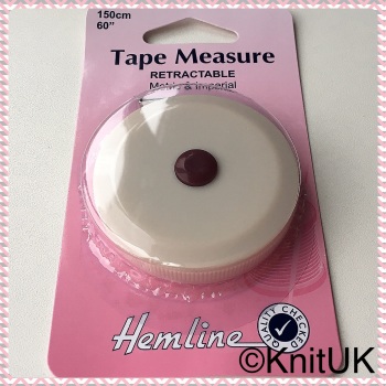 Tape Measure - Retractable 150cm (Hemline)