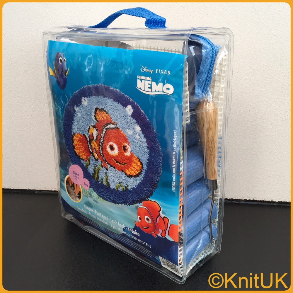 vervaco latch hook kit rug finding nemo and hook