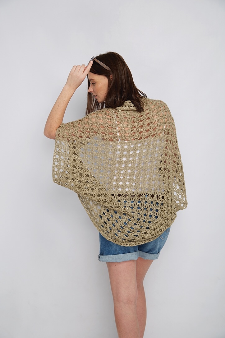 DMC Sea Breeze Shrug - Crochet Pattern Leaflet (by Simone Francis)
