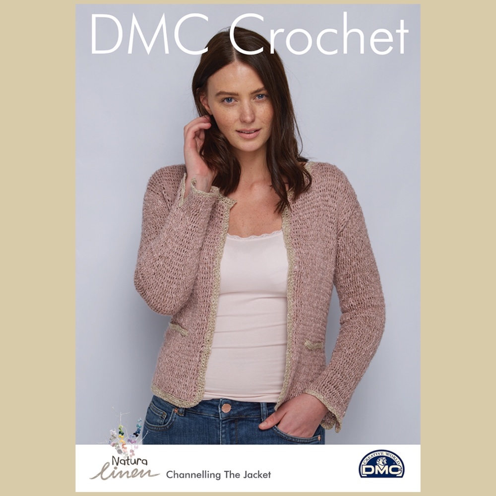 DMC Channelling The Jacket - Crochet Pattern Leaflet (by Rachel Whitechurch)