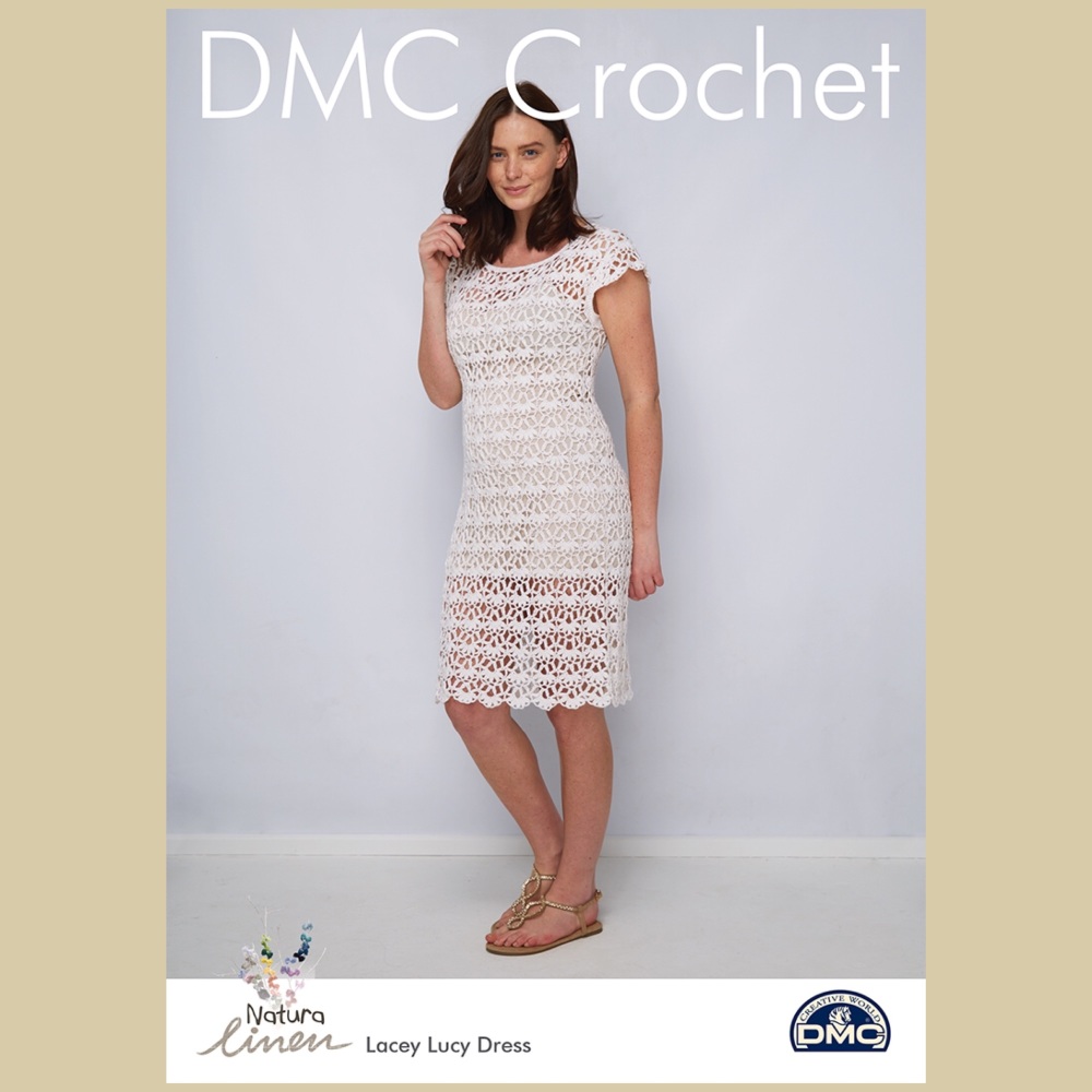 DMC Lacey Lucy Dress - Crochet Pattern Leaflet (by Claire Crompton & Faye Lam)