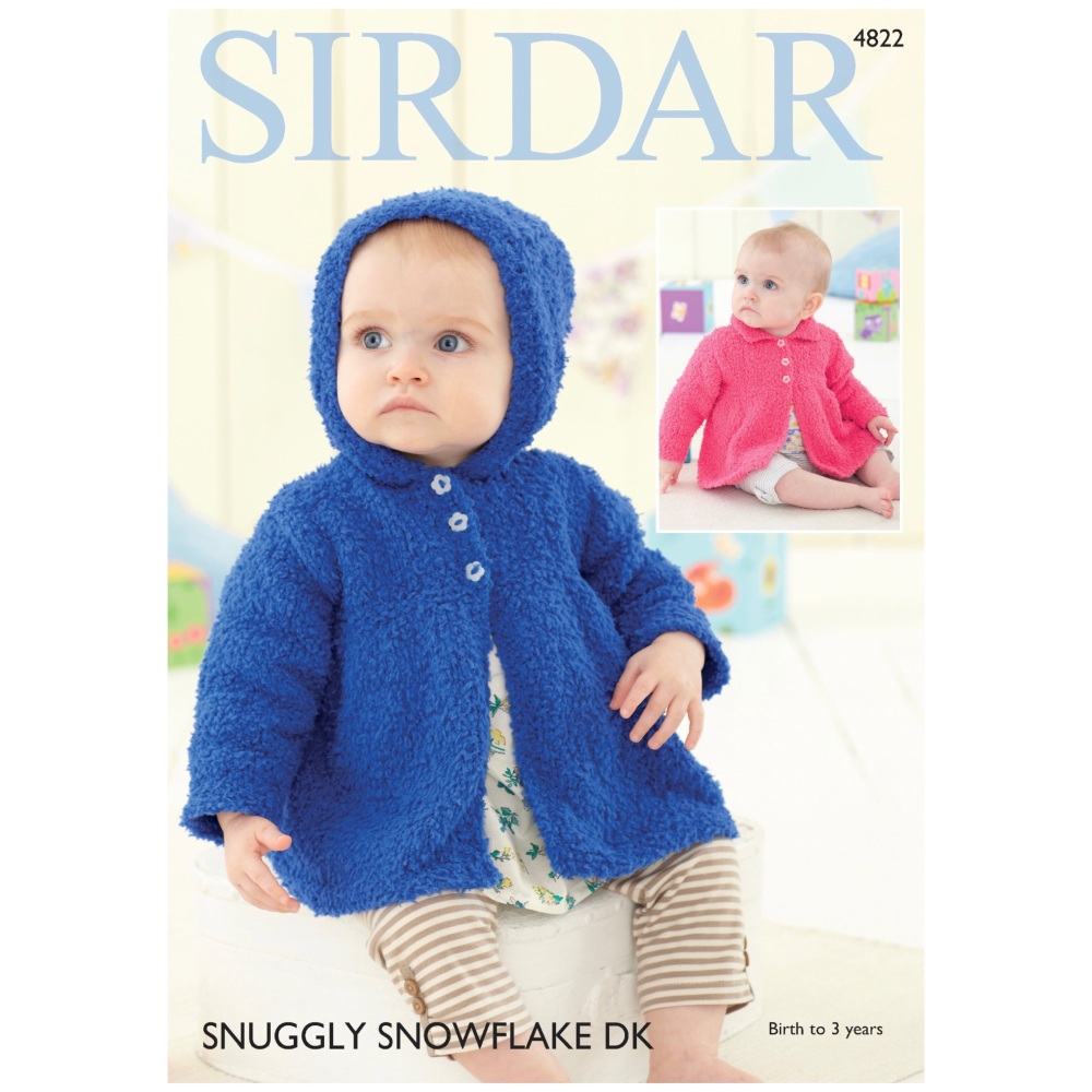 Sirdar pattern: Jackets in Sirdar Snuggly Snowflake DK. Leaflet 4822 ( Knitting)