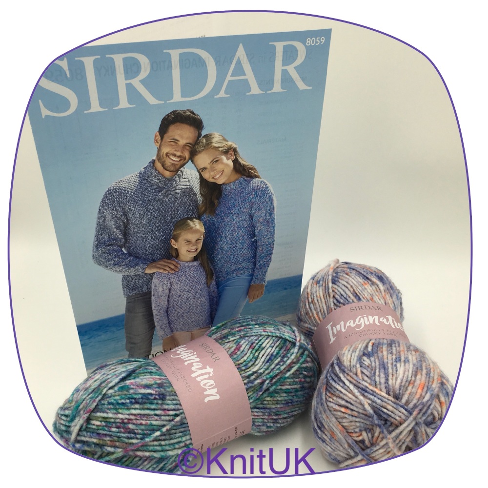 Sirdar Pattern: Sweaters in Sirdar Imagination Chunky. Leaflet (Knitting)