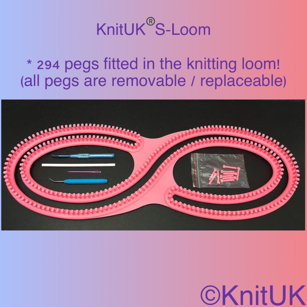 Knituk s-loom serenity knitting loom crochet hook