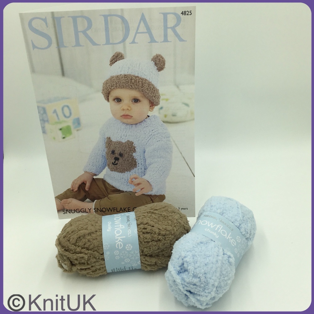 sirdar snuggly snowflake chunky baby sweater dresses onesies knitting patte