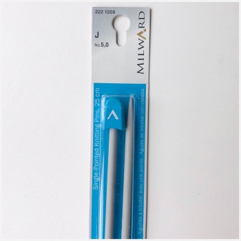 Milward 25cm Single Point Knitting Needles. Aluminium. Sizes  2.5 to 5.0mm. Price starts at