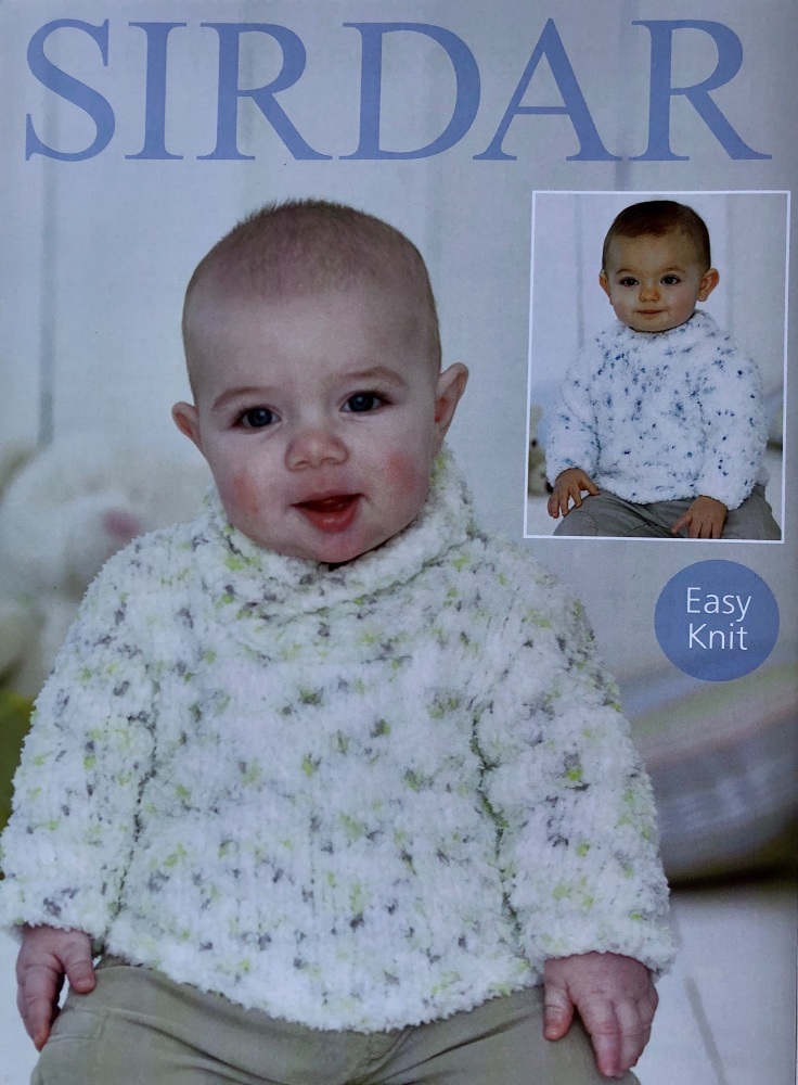 Sirdar Pattern: Sweaters in Sirdar Snuggly Snowflake Chunky. Leaflet 4696 (Knitting)