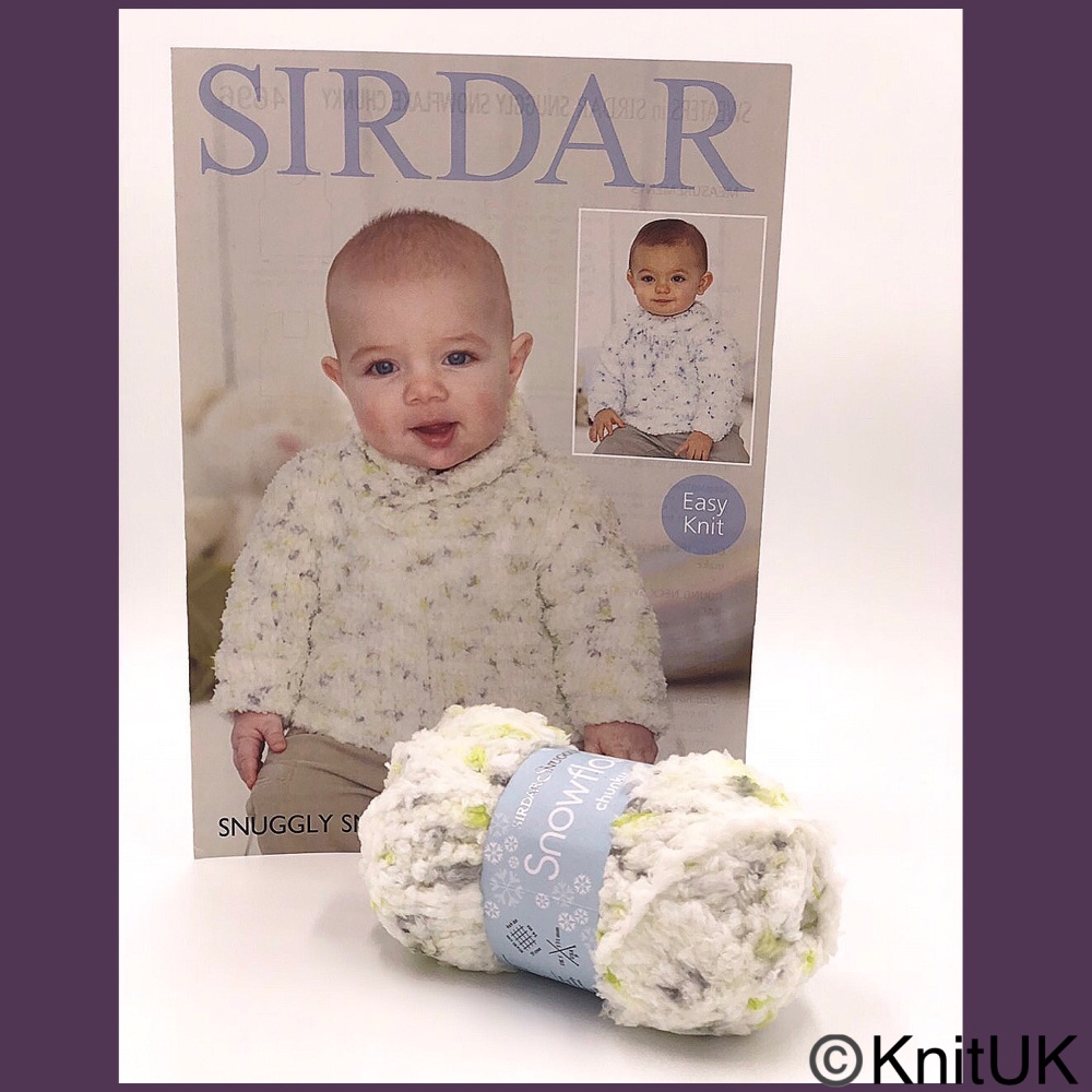 Sirdar Pattern: Sweaters in Sirdar Snuggly Snowflake Chunky. Leaflet 4696 (Knitting)