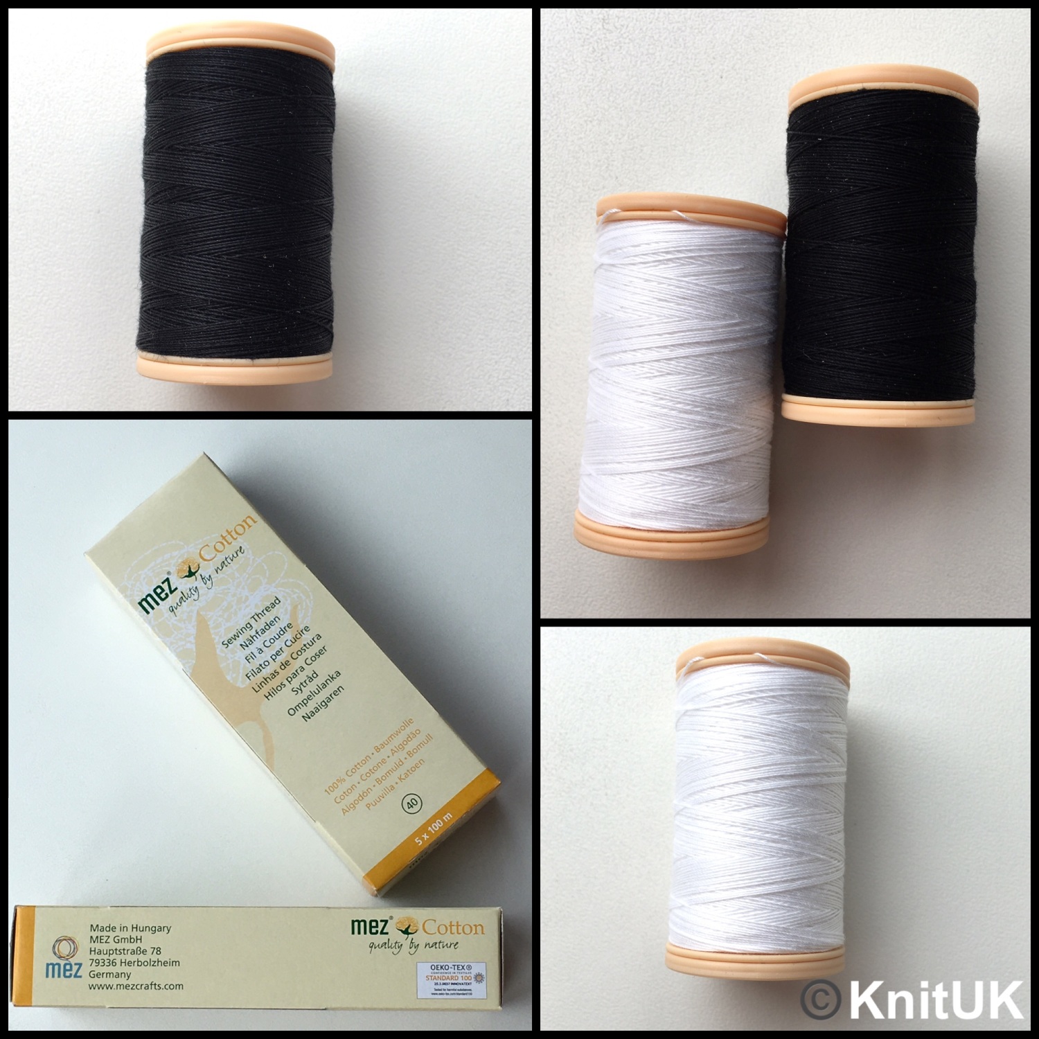 Mez (Coats) Cotton 40 sewing thread KnitUK
