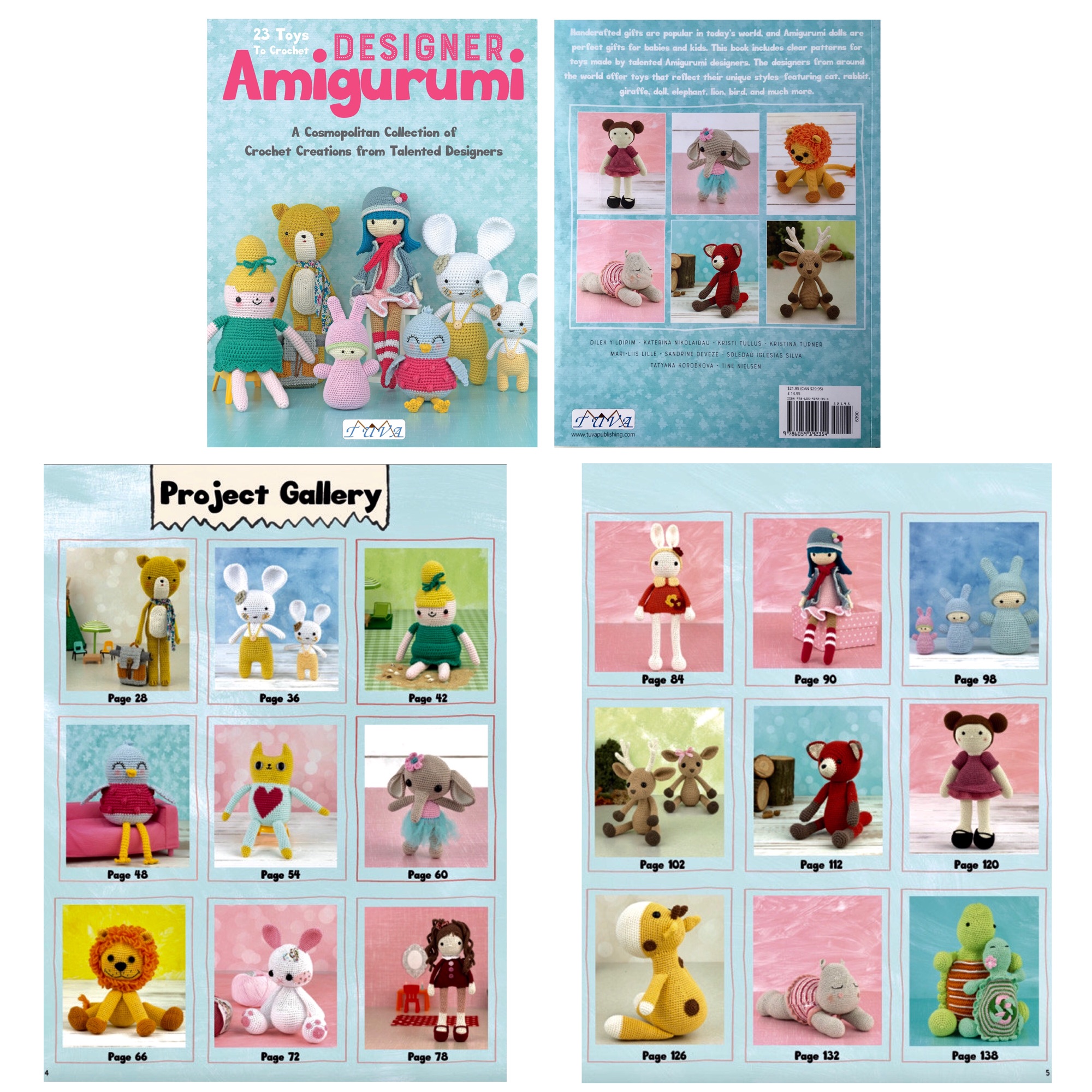 Tuva book designer amigurumi 23 toys to crochet