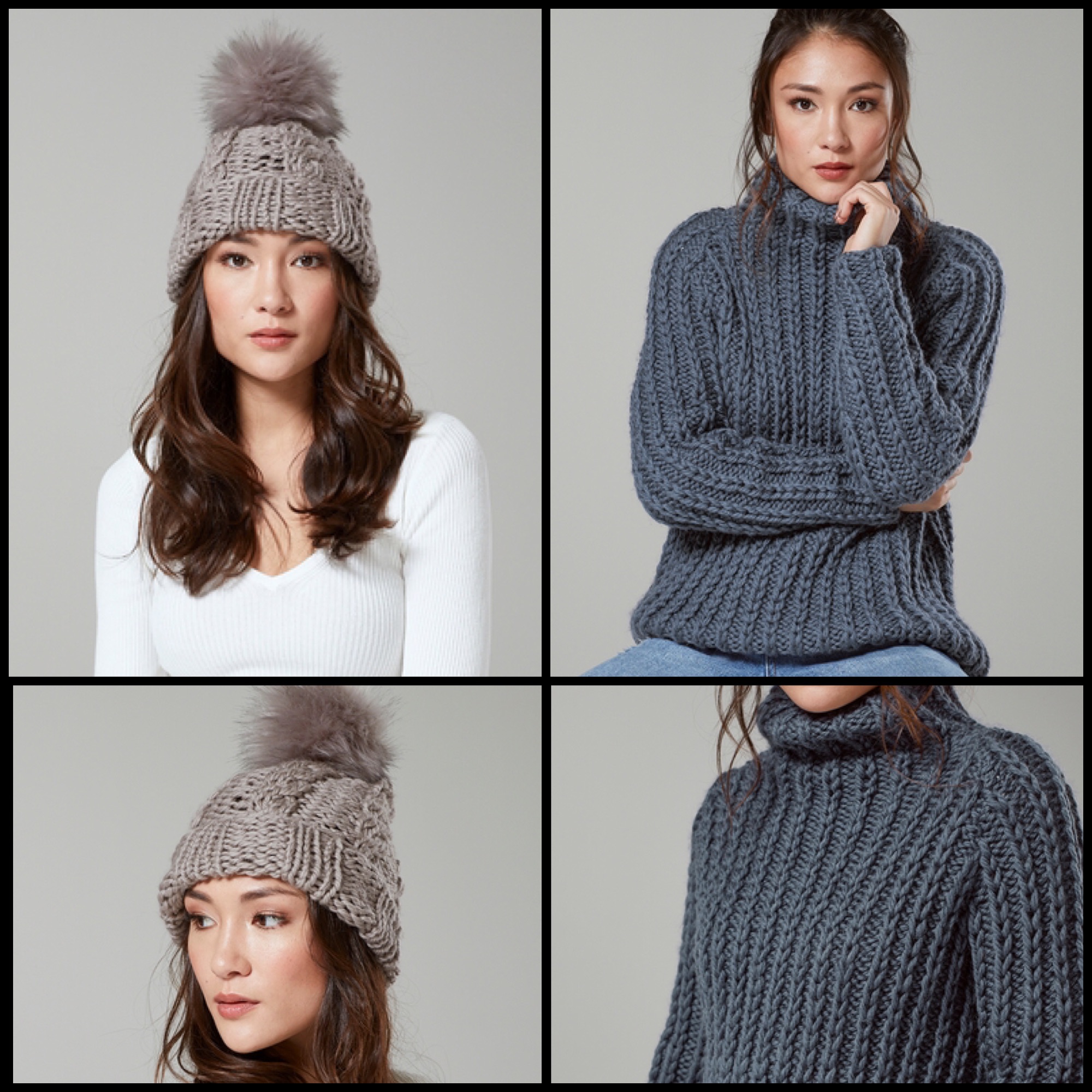 mode at rowan big wool textures book pattern wooly hat sweater