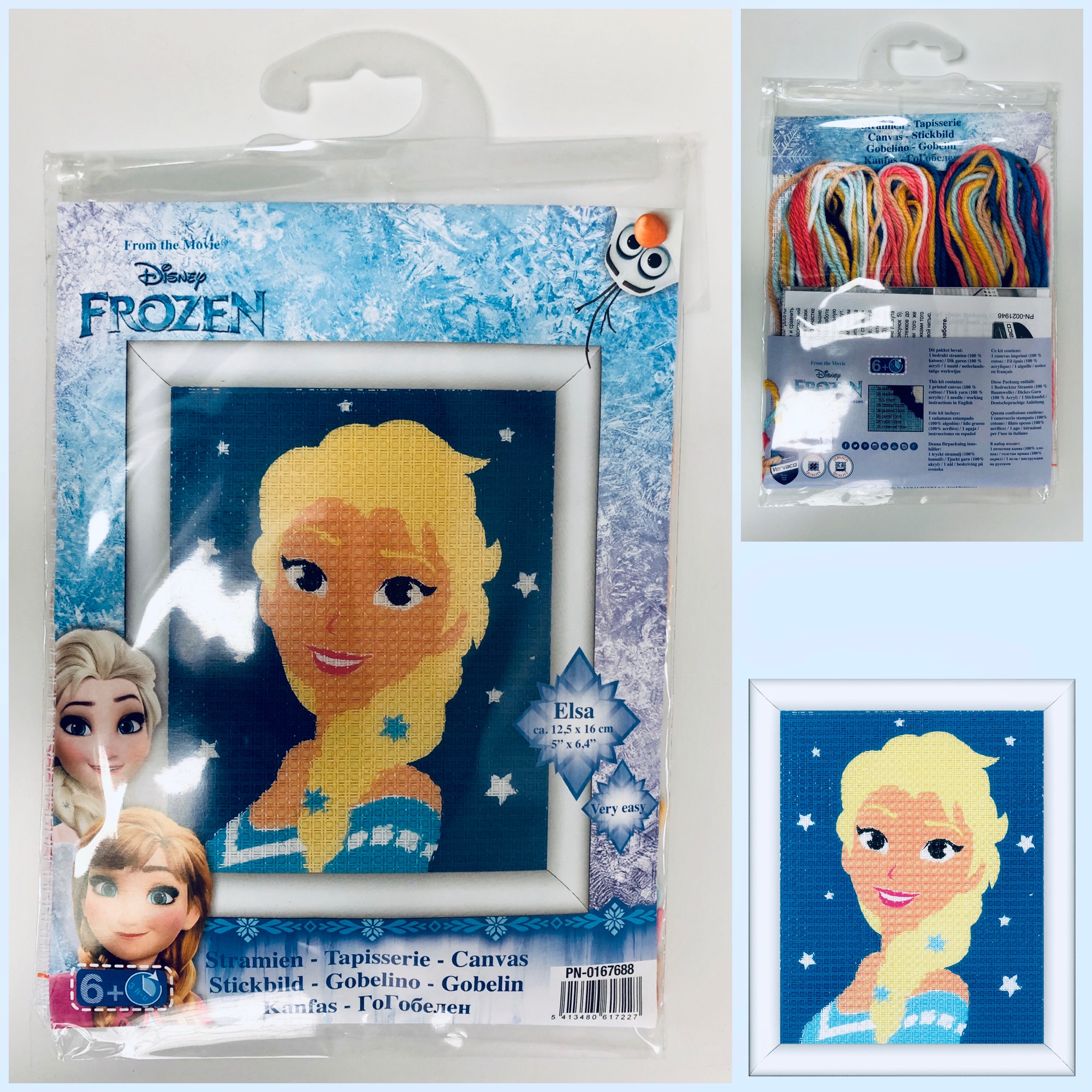 vervaco disney frozen Elsa tapestry framing kit