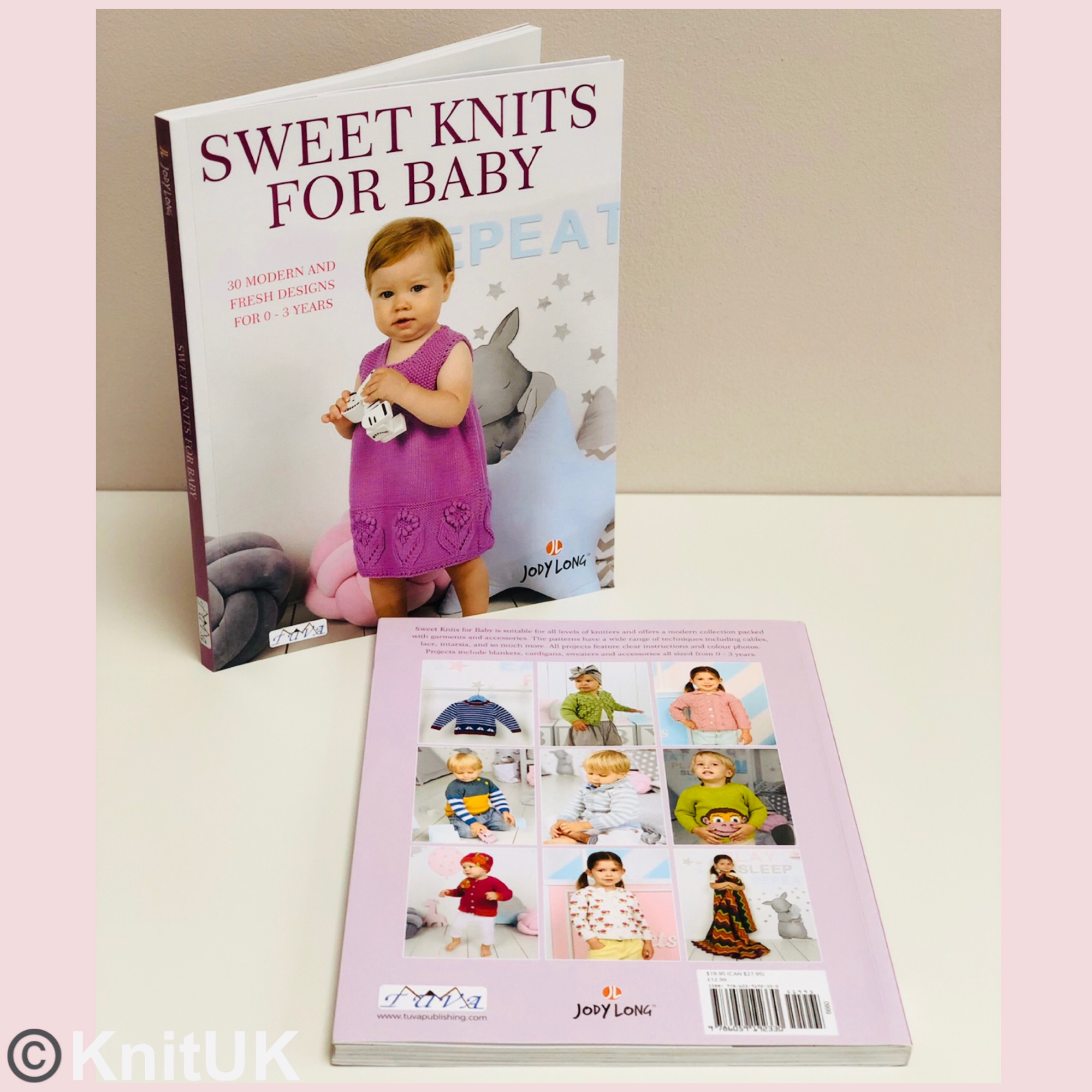 Tuva book sweet knits for baby jody long front back cover