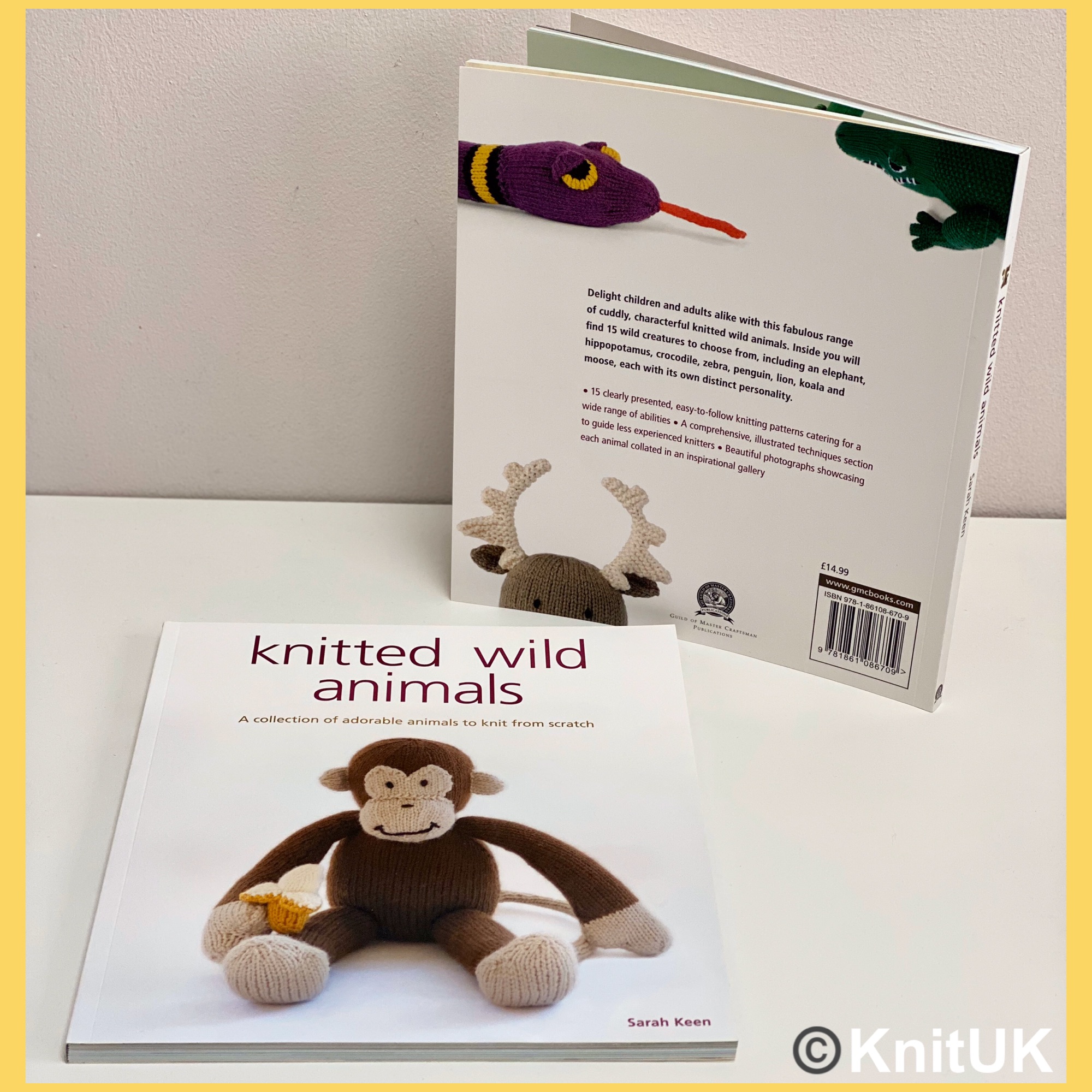 Knitted Wild Animals - designs by Sarah Keen. GMC Publications | KnitUK