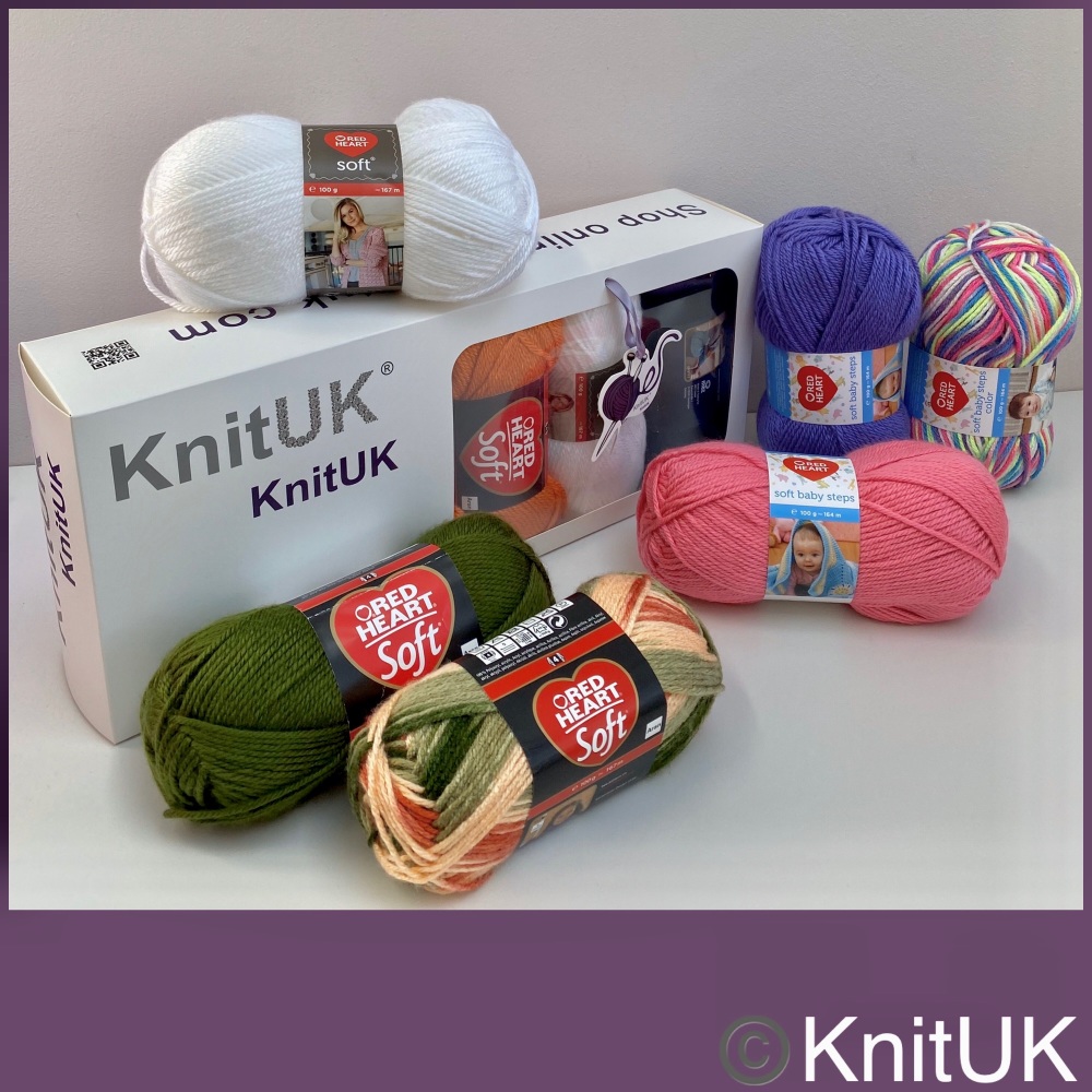 Red Heart Soft (100g). Aran yarn for loom knitting, knitting and crochet. Choose colour.