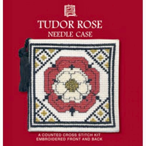 Needle Case Tudor Rose. Cross Stitch Kit by Textile Heritage.