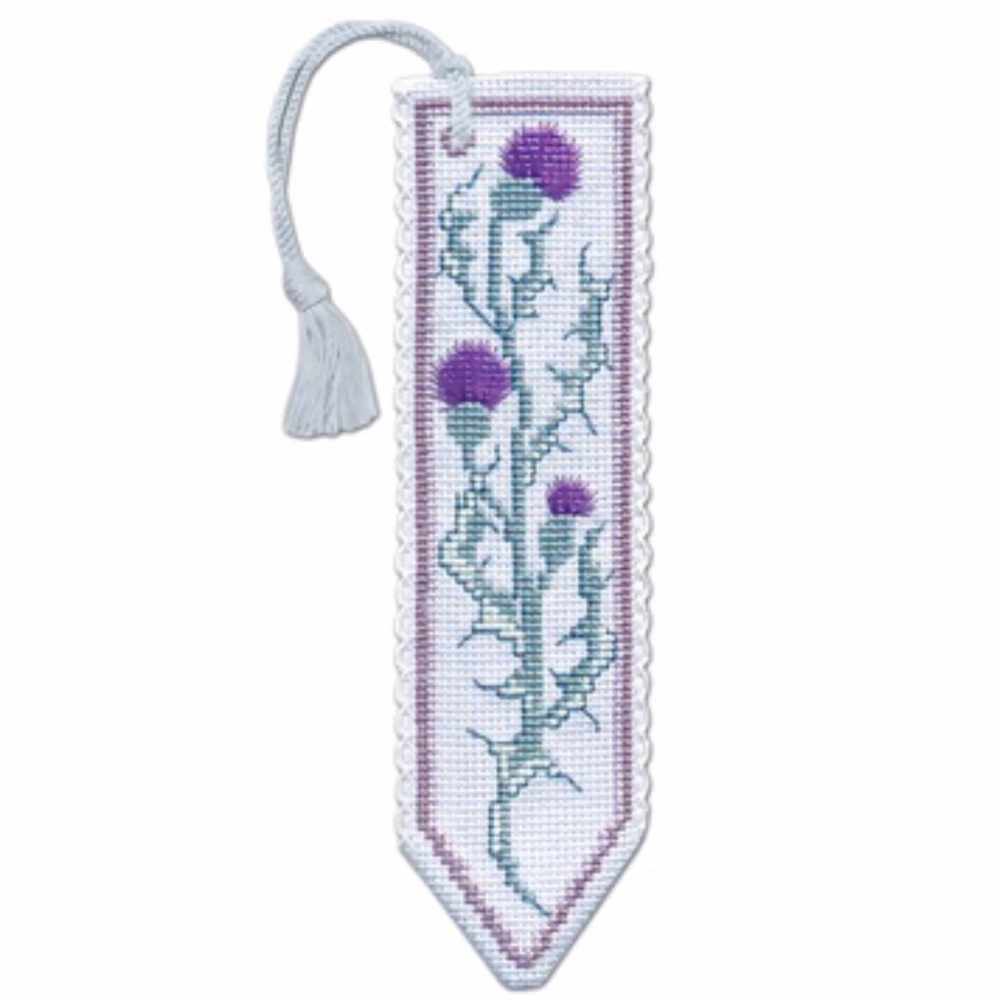 BOOKMARK Ancient Thistle. Cross-Stitch Kit by Textile Heritage