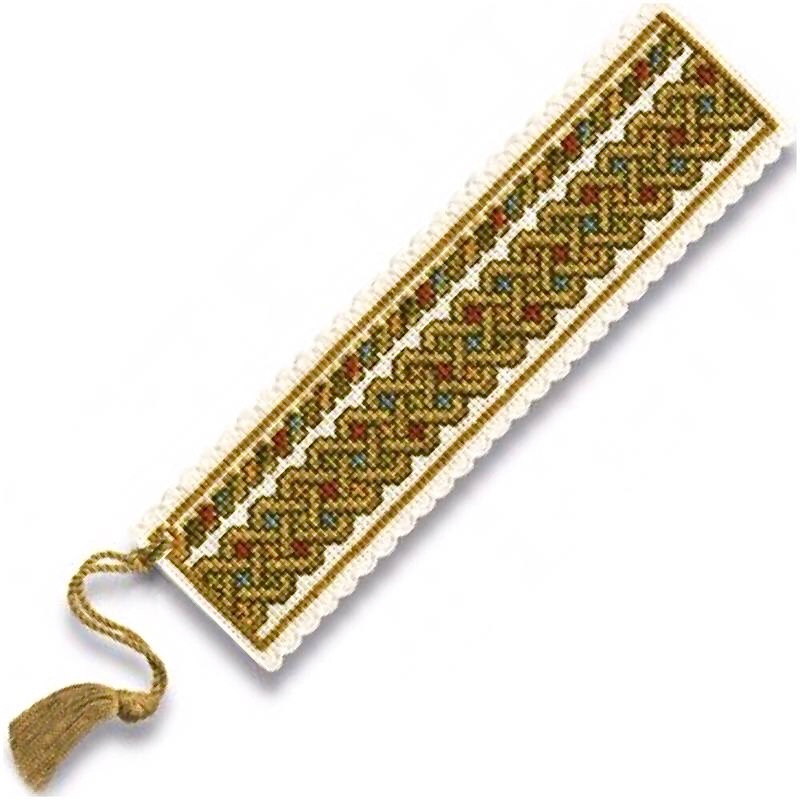 BOOKMARK Celtic Knot. Cross Stitch Kit by Textile Heritage