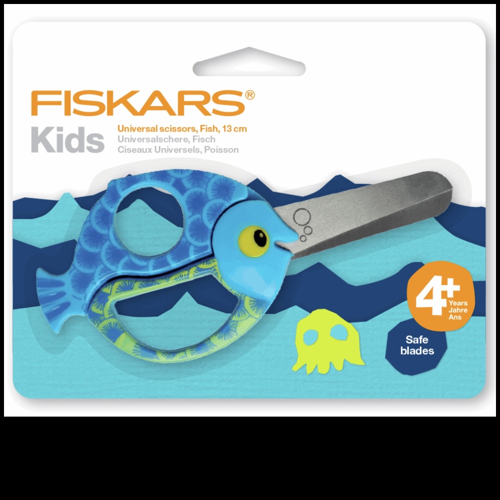 Scissors. Fiskars Animals for Kids. Fish.