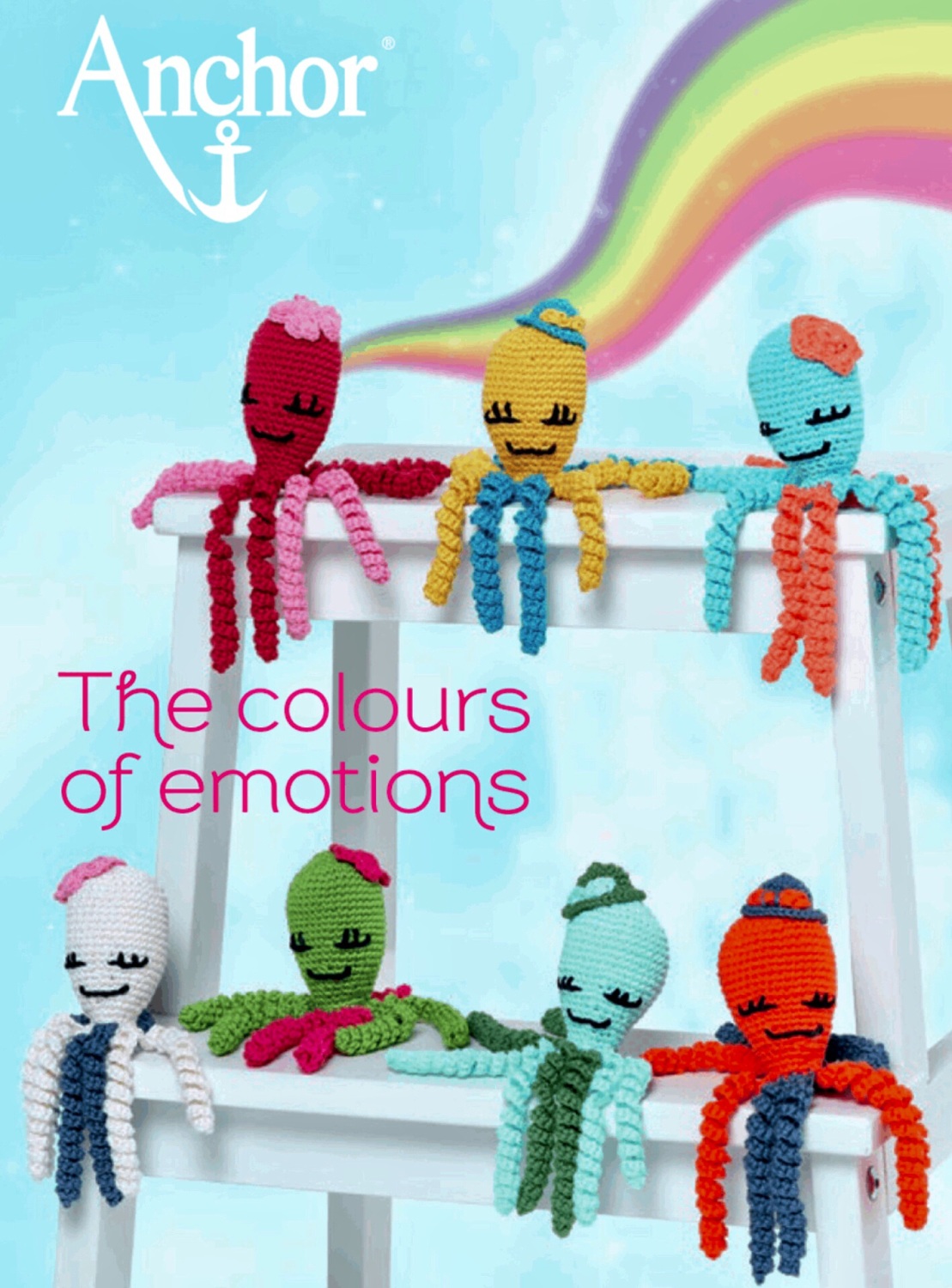 The Colours of emotions. Octopus Baby Collection. Crochet Brochure. 14 page