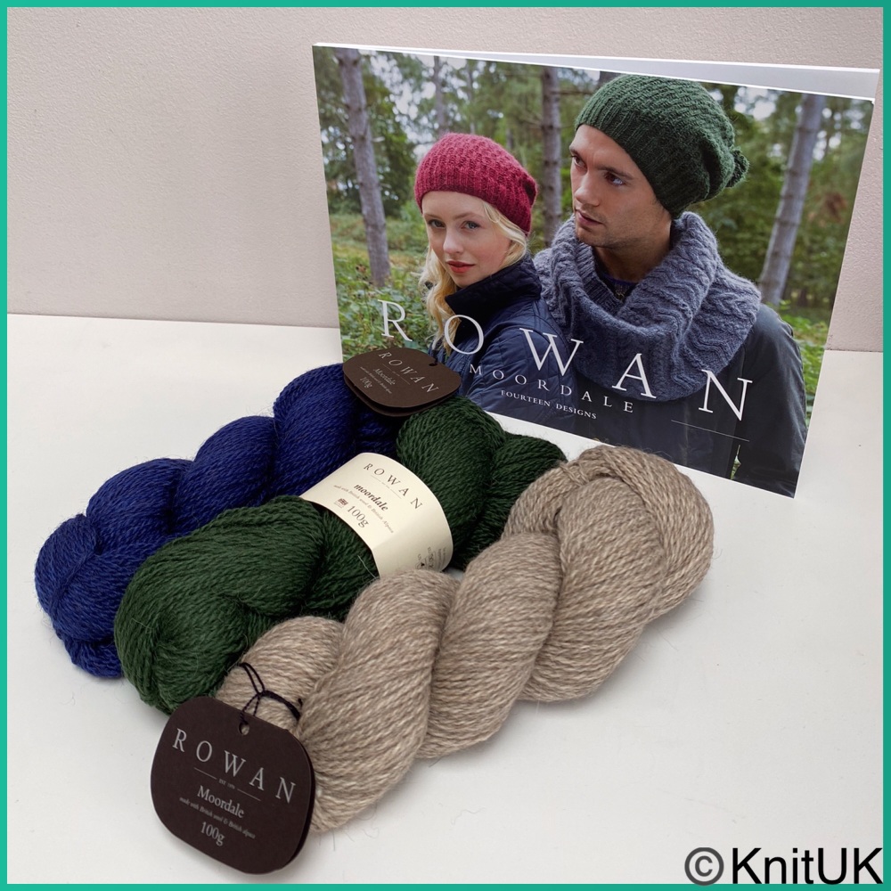 Rowan moordale fourteen designs magazine british wool yarn