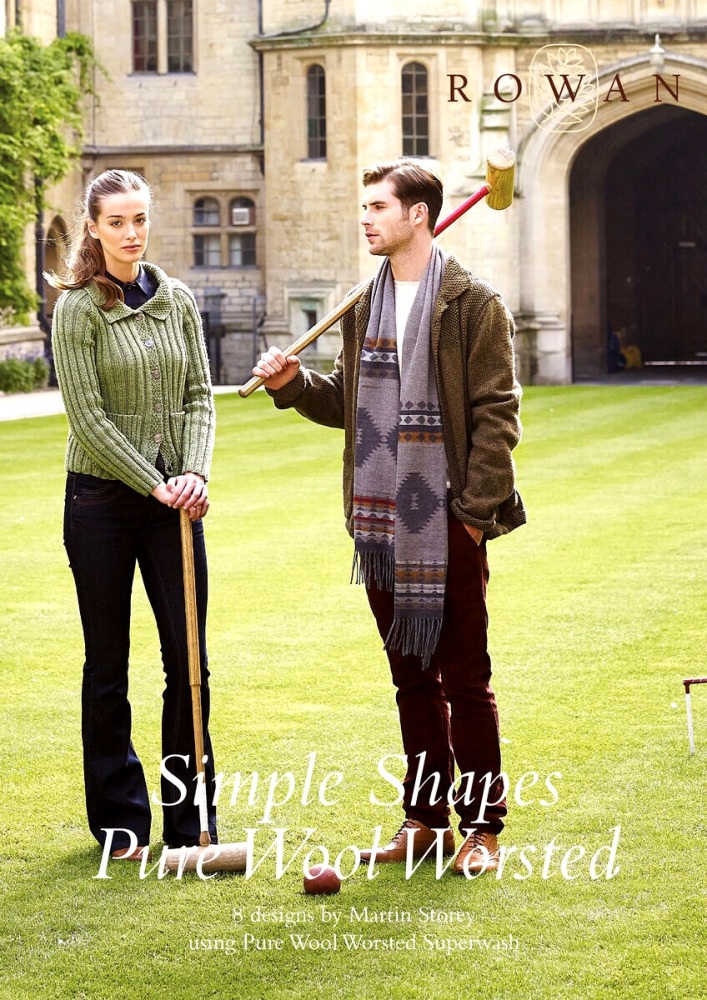 Simple Shapes - Pure Wool Worsted. Rowan. (by Martin Storey). 50 pages. 